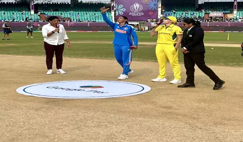 ऑस्ट्रेलिया ने टॉस जीतकर भारत को पहले बल्लेबाजी का दिया न्यौता ऑस्ट्रेलिया ने टॉस जीतकर भारत को पहले बल्लेबाजी का दिया न्यौता