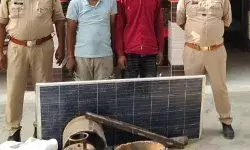 चोरी की घटना का खुलासा कर दबोचे दो आरोपी- चोरी का सामान बरामद