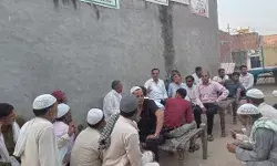 कांग्रेस की किसान अधिकार रैली की तैयारी, निरधना में हुई बैठक