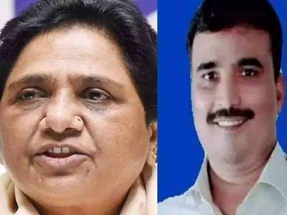 मायावती का बड़ा एक्शन- शमसुद्दीन का किया इलाज- BSP से बर्खास्त मायावती का बड़ा एक्शन- शमसुद्दीन का किया इलाज- BSP से बर्खास्त