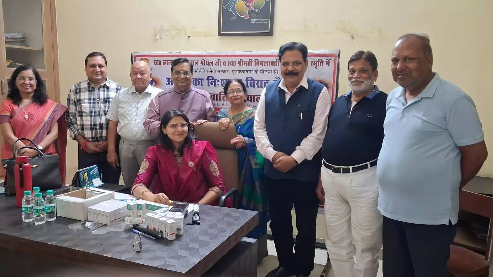 MG स्कूल में नेत्र चिकित्सा शिविर में फ्री हुआ 175 रोगियों का परीक्षण MG स्कूल में नेत्र चिकित्सा शिविर में फ्री हुआ 175 रोगियों का परीक्षण