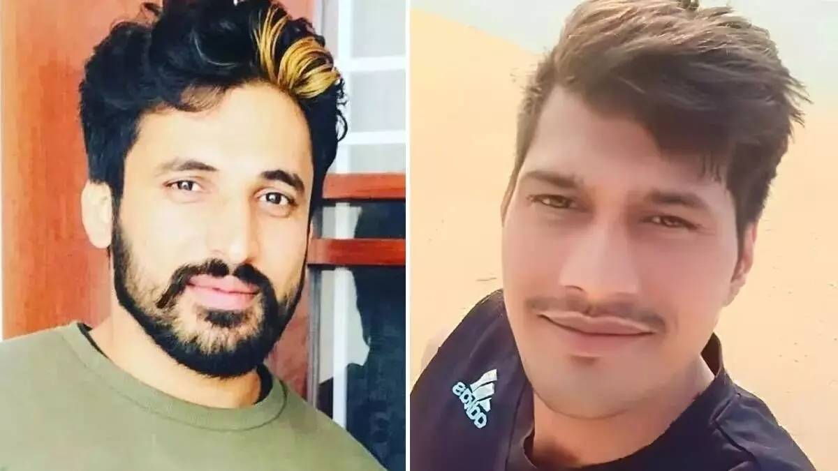 खेत में लगी आग में दो युवकों की मौत - गांव में मातम खेत में लगी आग में दो युवकों की मौत - गांव में मातम