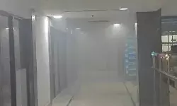 शॉप्रिक्स मॉल में लगी आग वेंटिलेटर पाइप से निकलना पड़ा धुआं