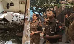 घर में जोरदार विस्फोट- दीवार और लेटर ढहे-फॉरेंसिक टीम मौके पर