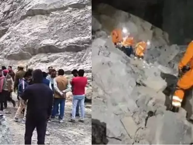 धंसी खदान में दबे मजदूरों की तलाश जारी- 18 में से मिले तीन के शव धंसी खदान में दबे मजदूरों की तलाश जारी- 18 में से मिले तीन के शव