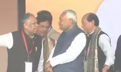 गांधी मैदान पहुंचे नीतीश कुमार- 10वीं मर्तबा लेंगे सीएम की शपथ