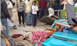 शादी से लौट रहे परिवार को बस में रौंदा- सास एवं दो बहुओं की मौत शादी से लौट रहे परिवार को बस में रौंदा- सास एवं दो बहुओं की मौत