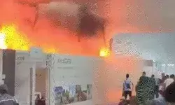 क्लाइमेट समिट हाल में लगी आग-दर्जनों घायल- भारत के पर्यावरण मंत्री..