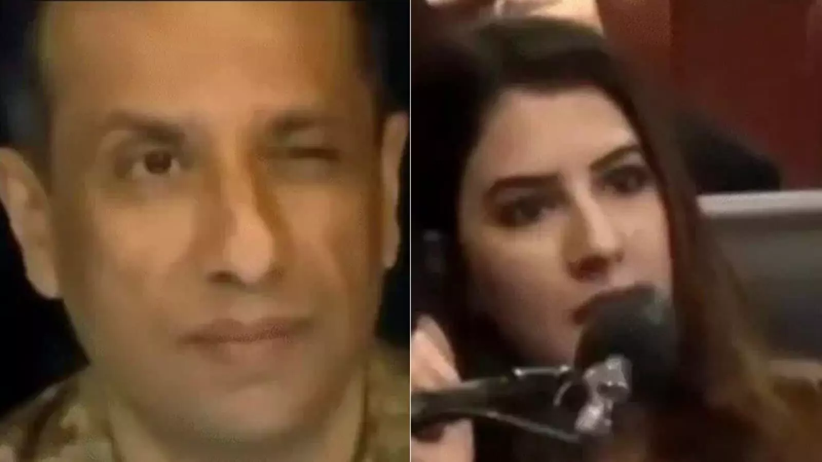 प्रेस ब्रीफिंग में सेना के प्रवक्ता ने महिला पत्रकार को मारी आँख प्रेस ब्रीफिंग में सेना के प्रवक्ता ने महिला पत्रकार को मारी आँख