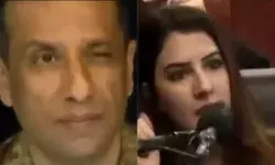 प्रेस ब्रीफिंग में सेना के प्रवक्ता ने महिला पत्रकार को मारी आँख प्रेस ब्रीफिंग में सेना के प्रवक्ता ने महिला पत्रकार को मारी आँख