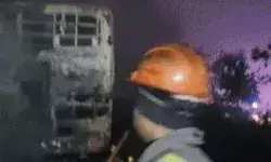 कोहरे का कहर-7 बसें एवं तीन कारे भिडी-गाड़ियों में लगी आग में 4 की मौत