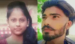 गर्लफ्रेंड के सिर में गोली मारकर खुद नीम के पेड़ पर फांसी पर लटका