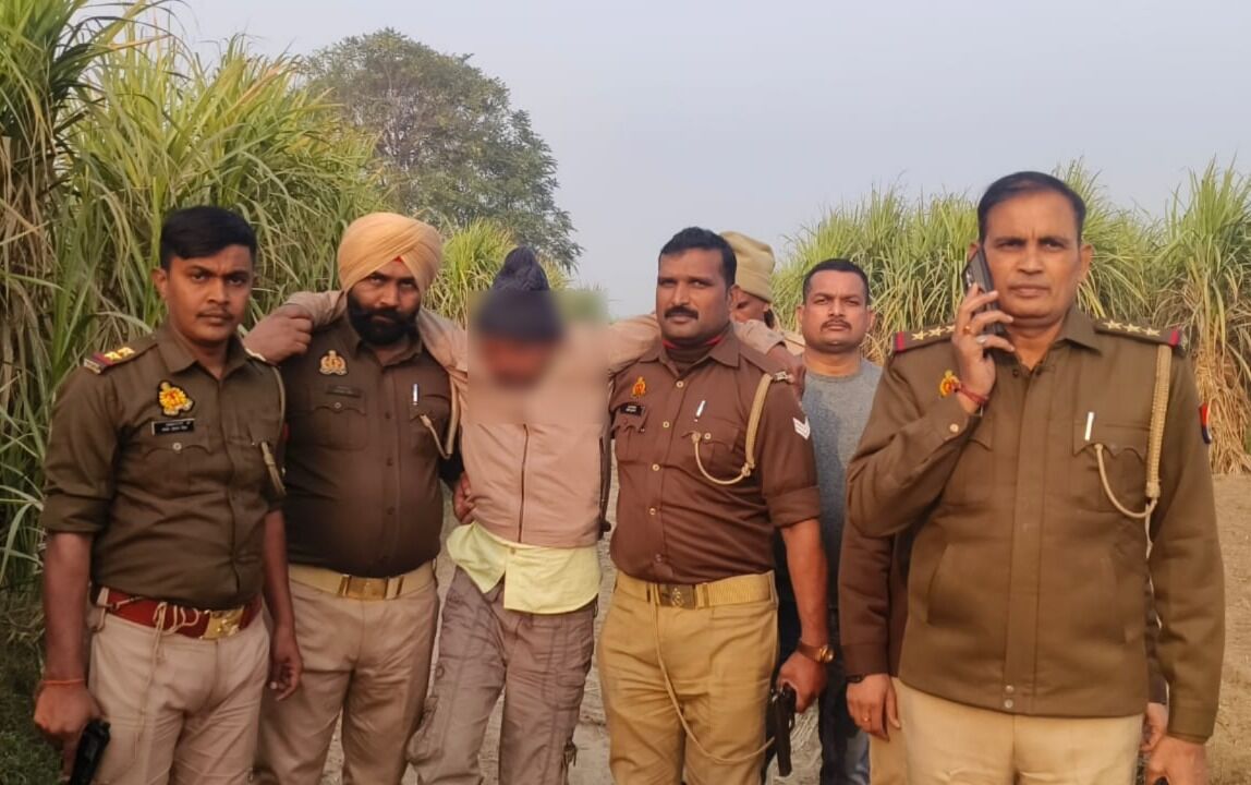 कॉलेज में चोरी कर फरार हुआ बदमाश गिरफ्तार- मुठभेड़ में लगी गोली