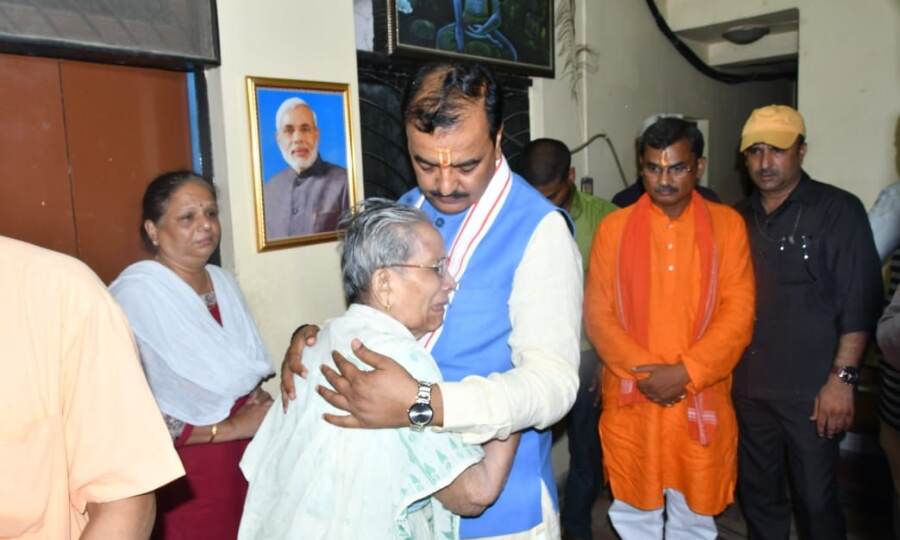 स्वतंत्रता संग्राम सेनानी परिवार के सदस्य बृजगोपाल वाष्णेय के निधन पर जताया शोक