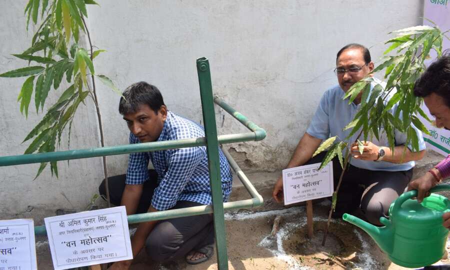 पर्यावरण की सुरक्षा के लिए वृक्षारोपण ही एकमात्र उपाय- जिलाधिकारी
