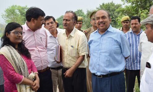 अपर मुख्य सचिव लोक निर्माण विभाग संजय अग्रवाल ने किया कांवड मार्ग का निरीक्षण
