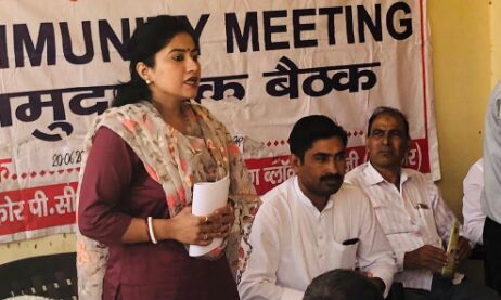 पुरकाजी के छपार में किसान पाठशाला आयोजित
