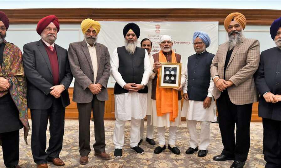 गुरु गोबिंद सिंह जी की जयंती पर स्मारक सिक्का जारी करने के अवसर पर प्रधानमंत्री के संबोधन का मूल पाठ