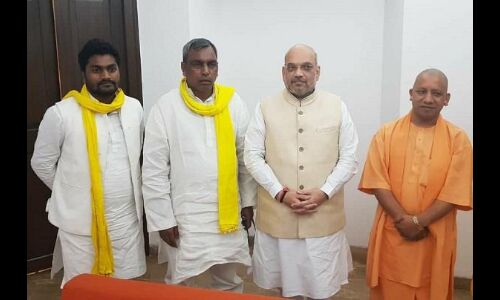 अमित शाह से मिले ओमप्रकाश राजभर, 17 अति पिछड़ी जातियों के लिए मांगा आरक्षण