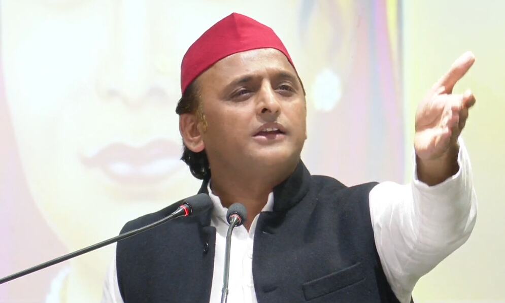 भारत की 90 प्रतिशत आबादी इनके कुत्सित इरादों से खौफजदा हैं : अखिलेश यादव