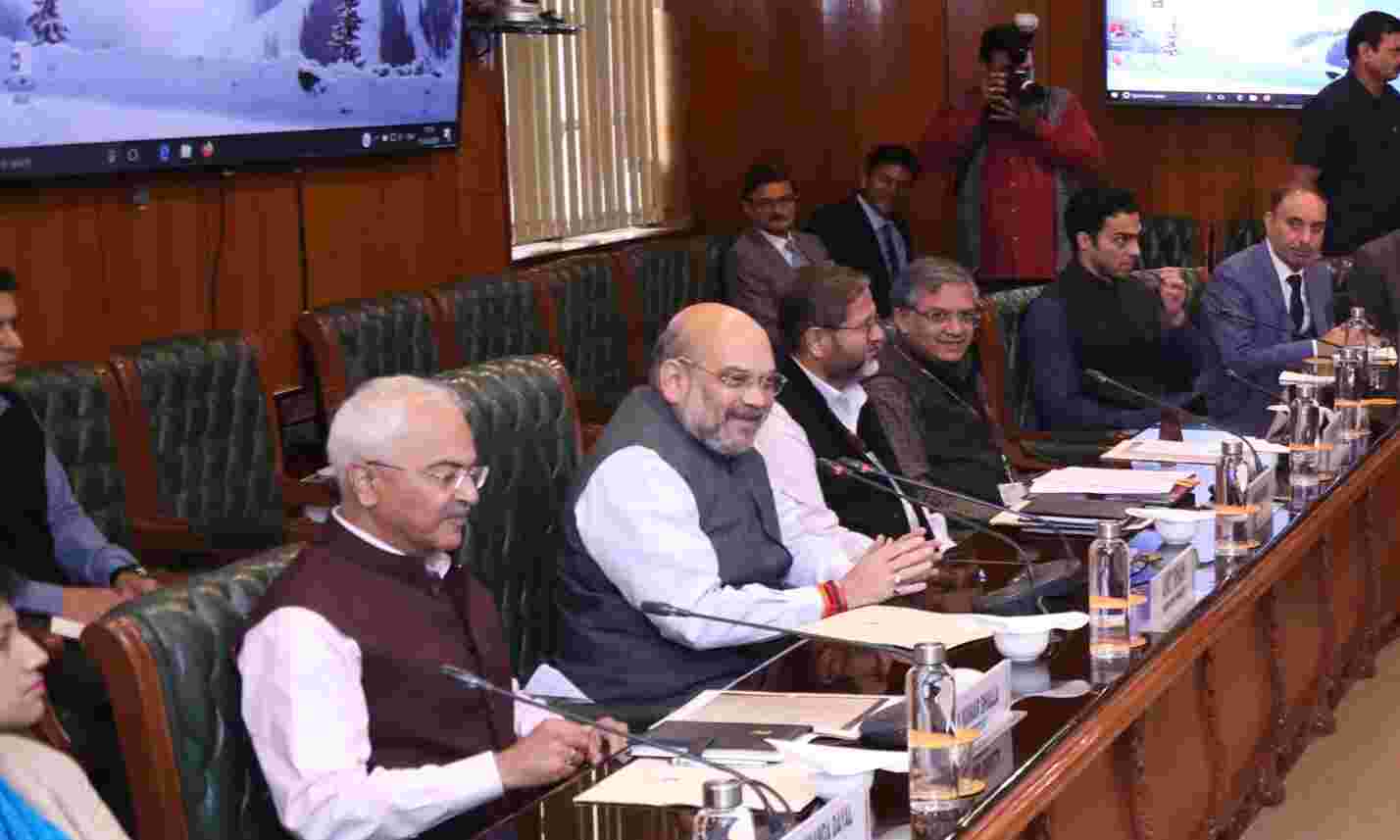 जम्मू और कश्मीर में केन्द्रीय कानूनों के क्रियान्वयन में कोई भेदभाव नहीं: अमित शाह