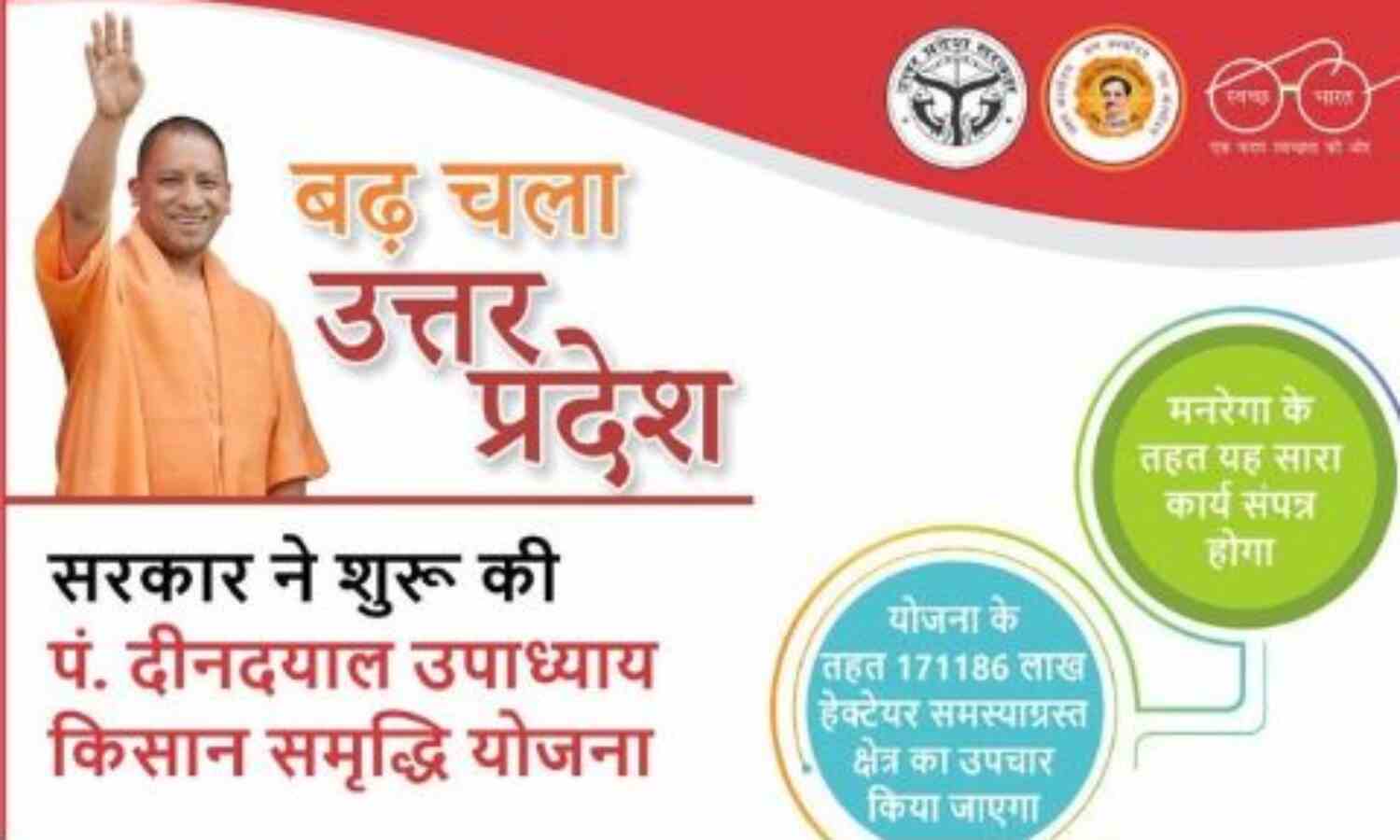 प्रदेश में पं दीनदयाल उपाध्याय कृषक समृद्धि योजनान्तर्गत बीहड़, बंजर को कृषि योग्य बनाकर हो रहा है फसलोत्पादन