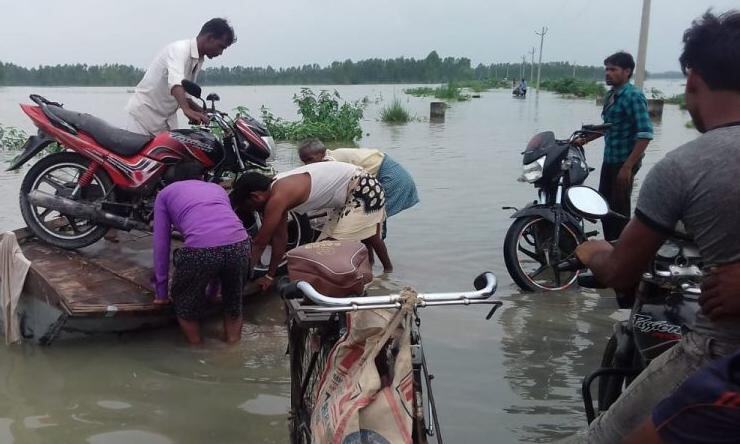 बाढ़ ग्रसित इलाकों में राहत