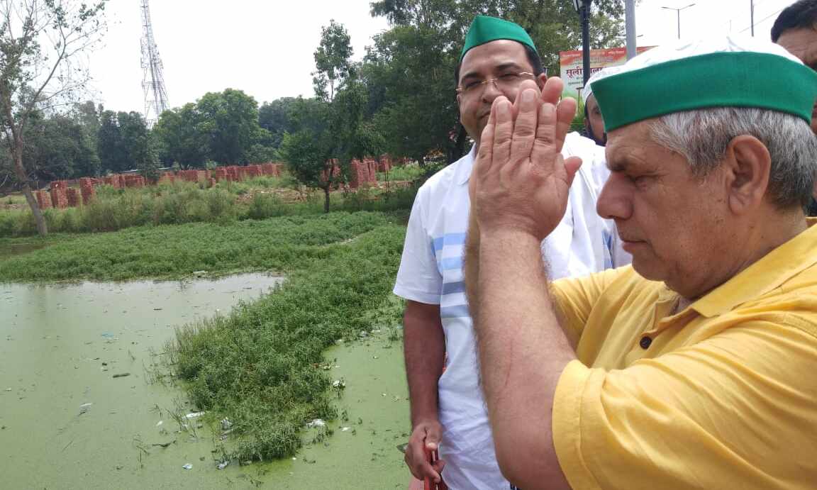 सूली वाला बाग पहुंचे नेपाली सांसद बलराज