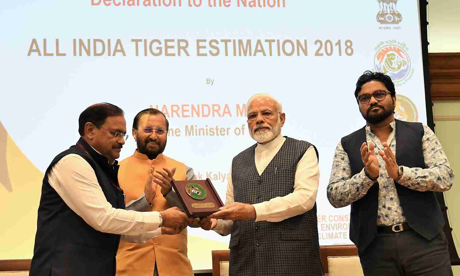 प्रधानमंत्री ने बाघों के अनुमान-2018 के चौथे चक्र के परिणाम किये जारी