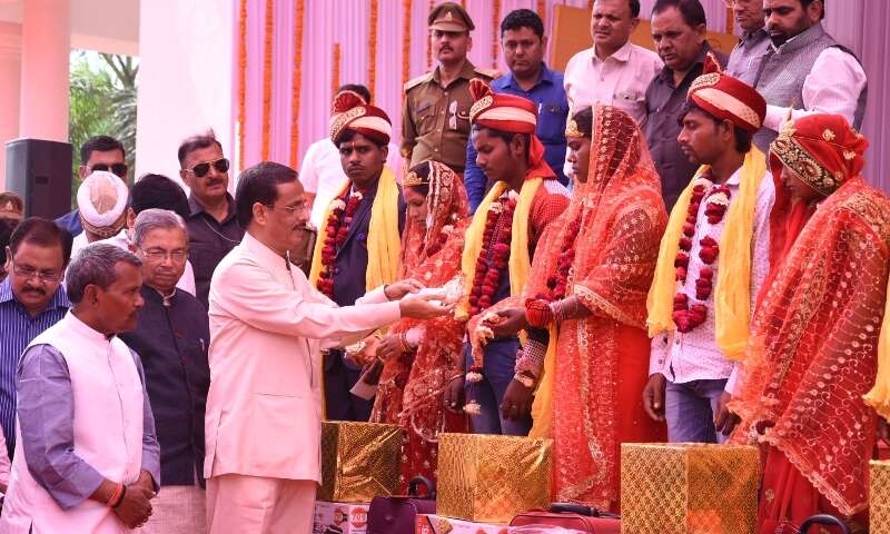 मुख्यमंत्री सामूहिक विवाह योजना सरकार की प्राथमिकता :  डा0 दिनेश शर्मा  उप मुख्यमंत्री