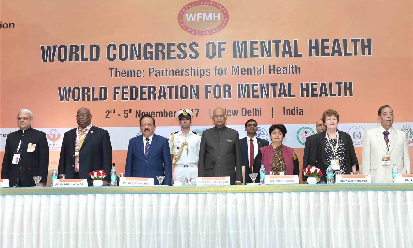 राष्ट्रपति ने किया 21वें विश्व मानसिक स्वास्थ्य सम्मेलन का उद्घाटन