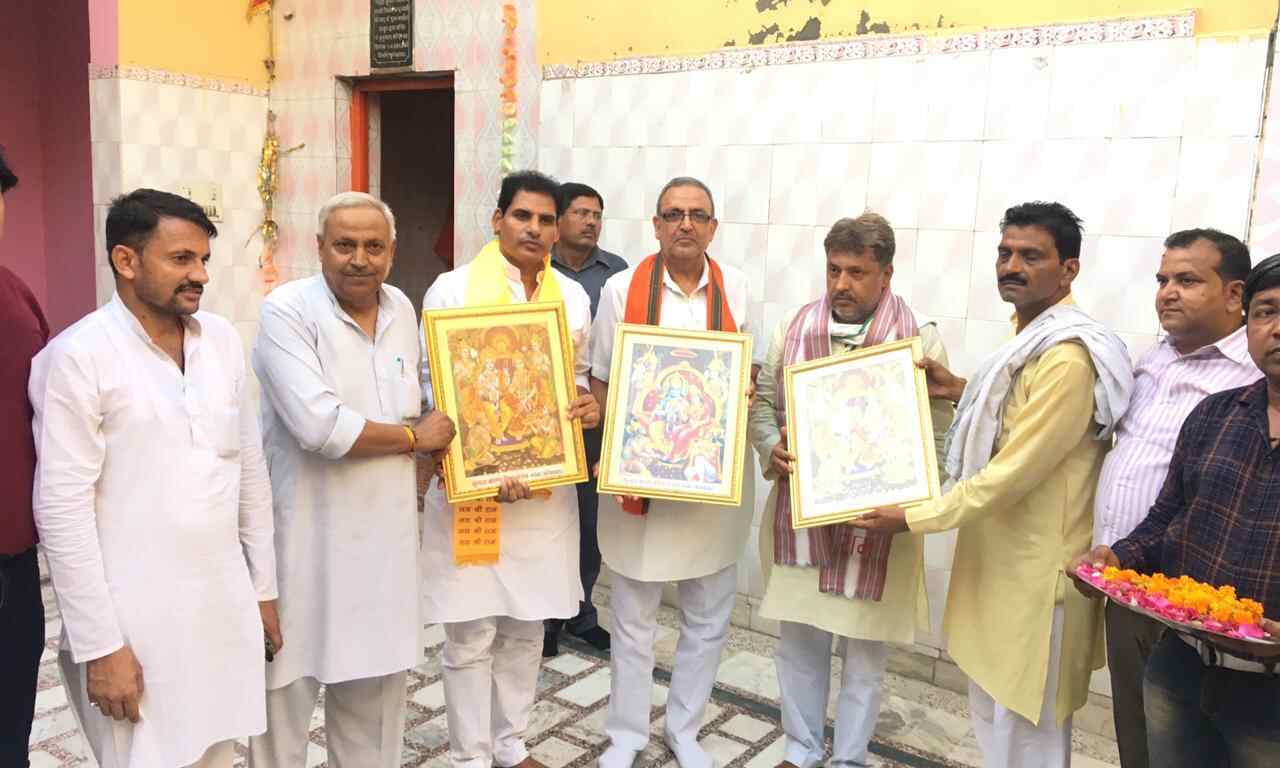 वन राज्य मंत्री अनिल शर्मा सहित पूर्व विधायक प्रदीप बालियान व ईश्वर मावी का मंडोला गाँव में हुआ जोरदार स्वागत