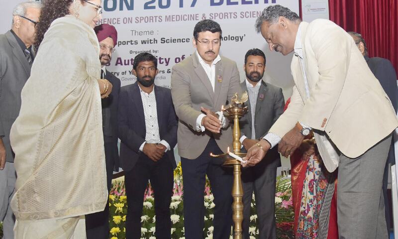 खेल मंत्री कर्नल राज्‍यवर्धन राठौर ने नई दिल्‍ली में साइकॉन 2017 का उद्घाटन किया