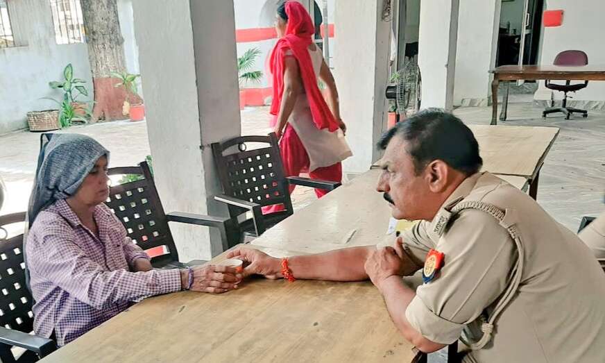 भोपा पुलिस का मानवीय चेहरा, वृद्धा की जान बचाई