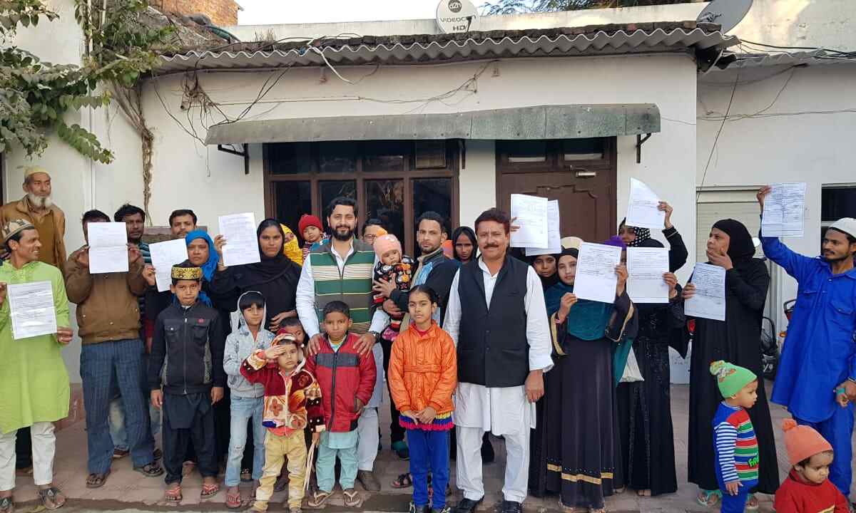 फैसल लाला ने दिलवाए बीस गरीबों को काशीराम आवास