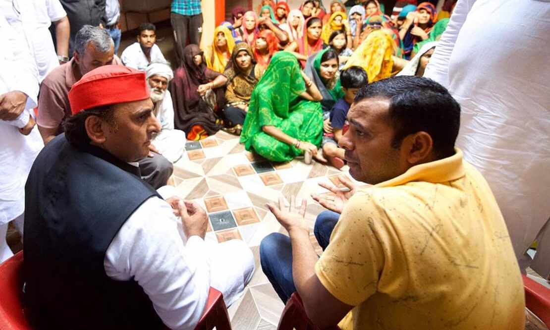 पुष्पेन्द्र यादव के परिवार को न्याय दिलाया जाएगा : अखिलेश यादव