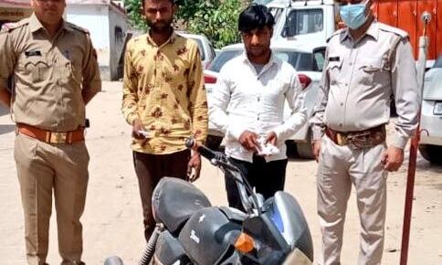 पुलिस ने मुठभेड़ में दो बदमाशों को किया अरेस्ट