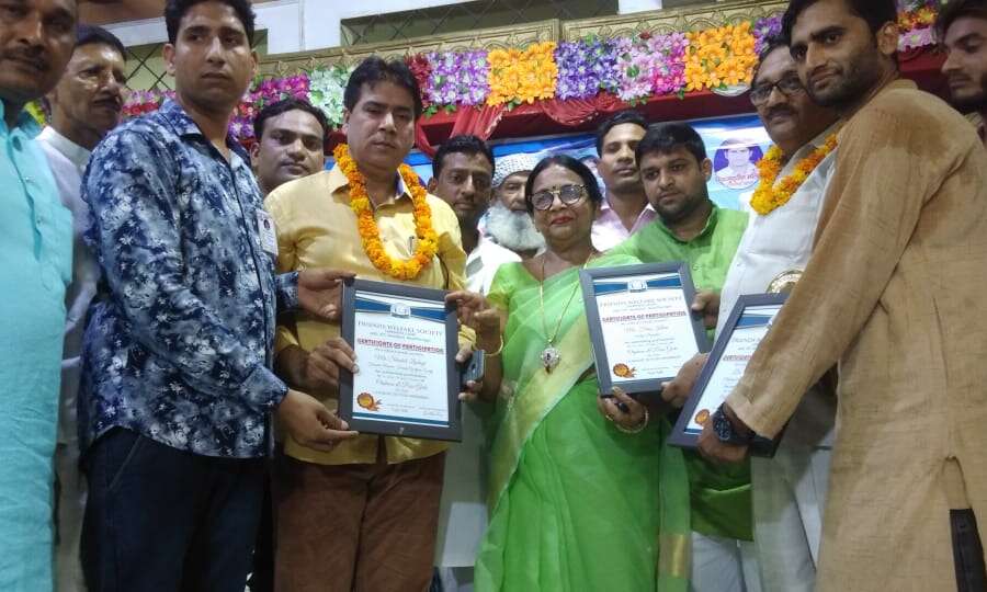 फ्रेंड्स वेलफेयर सोसाइटी द्वारा किया गया गरीब बेसहारा लड़कियों का सामूहिक विवाह का आयोजन