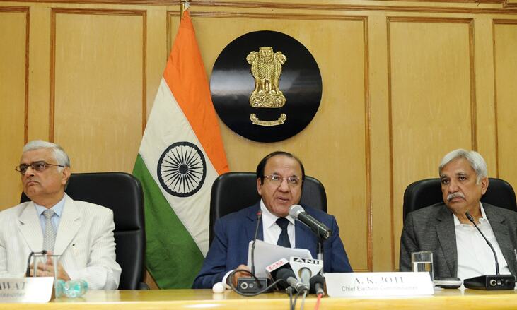 गुजरात मे चुनाव का एलान, 18 दिसम्बर  को आएगा रिजल्ट