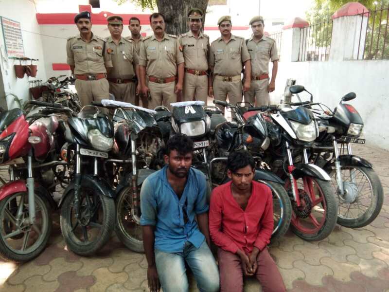भोपा पुलिस ने 2 चोर दबोचे, 7 बाइक भी बरामद