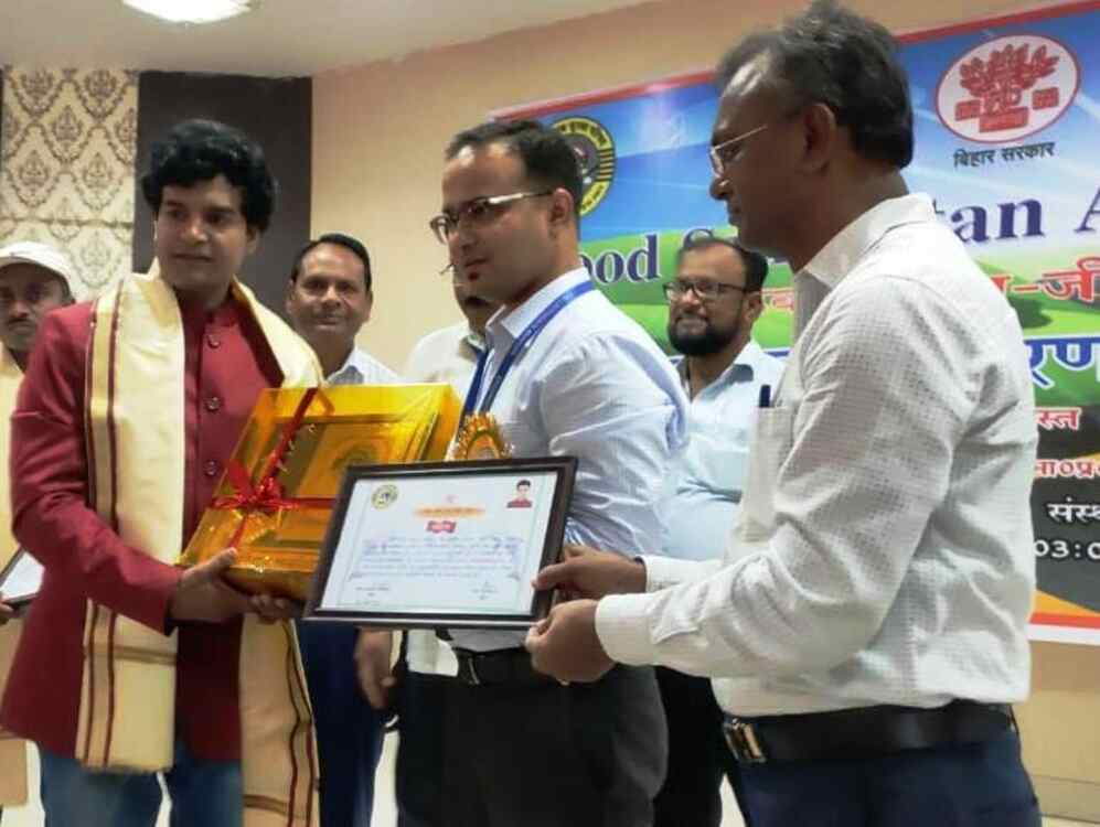 राजन कुमार चार्ली ए गुड सेमेरिटन अवॉर्ड से सम्मानित