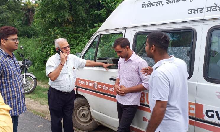 108 एम्बुलेंस चालक को बर्खाश्त करने की संस्तुति