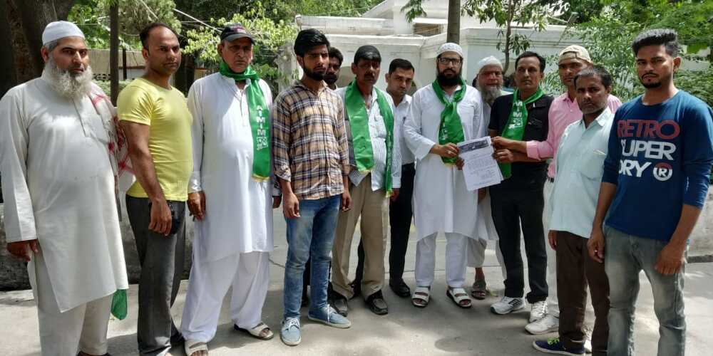ऑल इंडिया मजलिस-ए-इत्तेहादुल मुस्लिमीन के प्रतिनिधिमंडल ने दिया ज्ञापन