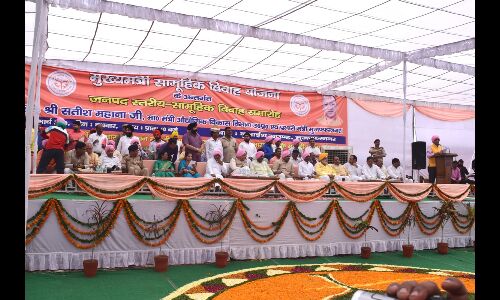 105 मुस्लिम कन्याओं का कन्यादान लेकर आये मंत्री सतीश महाना, मुजफ्फरनगर में रिकार्ड 443 शादी सम्पन्न