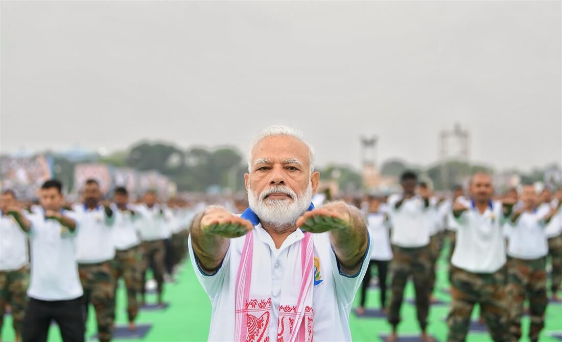 अंतरराष्‍ट्रीय योग दिवस पर प्रधानमंत्री ने रांची में सामूहिक योगाभ्‍यास का नेतृत्‍व किया