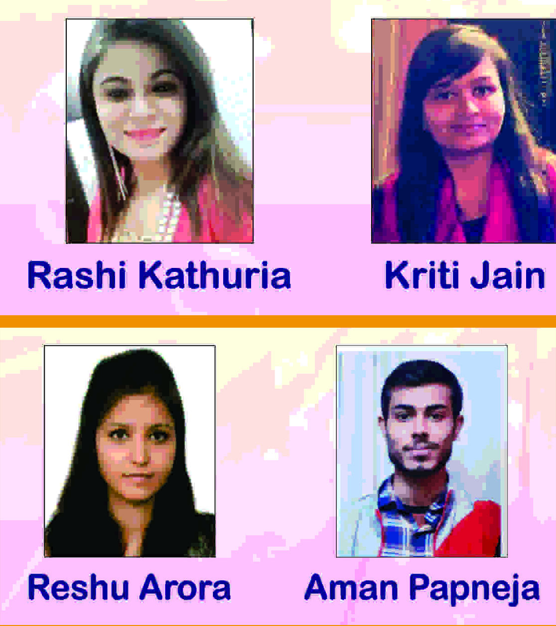 एम.जी. पब्लिक स्कूल के चार छात्र-छात्राएं बने चार्टेड अकाउंटेंट्स एम.जी. पब्लिक स्कूल के चार छात्र-छात्राएं बने चार्टेड अकाउंटेंट्स