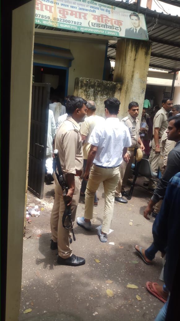 कोर्ट परिसर मुख्य गेट पर लगेज स्क्रीनिंग शुरू