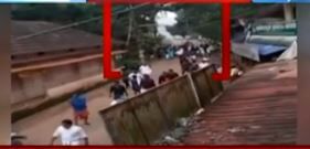 सीपीएम रैली पर हुए बम हमले में पांच कार्यकर्ताओं सहित चार पुलिसकर्मी  घायल