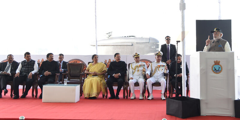 INS कलवारी पनडुब्बी राष्ट्र को समर्पित