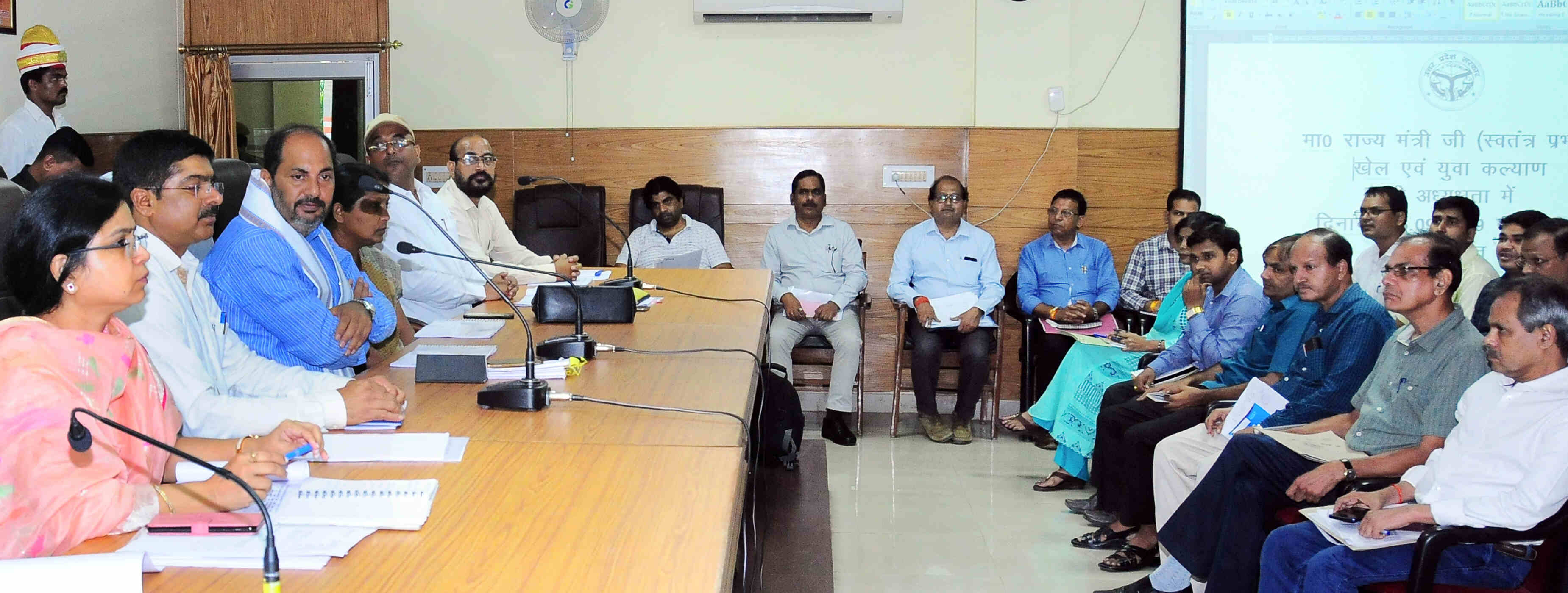 अतिक्रमित खेल के मैदानों को एण्टी-भू-माफिया की सहायता से खाली कराकर उपयोग में लाया जाय : उपेन्द्र तिवारी अतिक्रमित खेल के मैदानों को एण्टी-भू-माफिया की सहायता से खाली कराकर उपयोग में लाया जाय : उपेन्द्र तिवारी